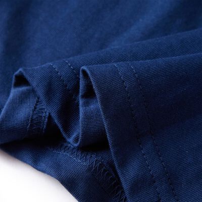 Vaikiški marškinėliai ilgomis rankovėmis, tamsiai mėlyni, 116 dydžio