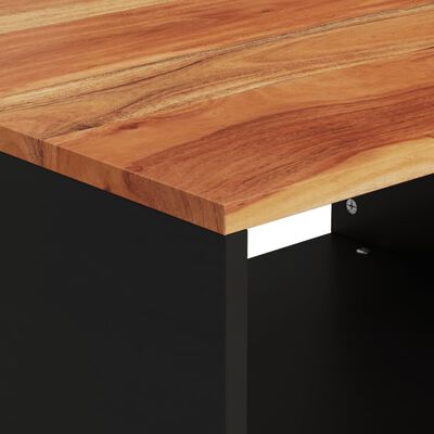 vidaXL Kavos staliukas, 60x50x40cm, akacijos medienos masyvas