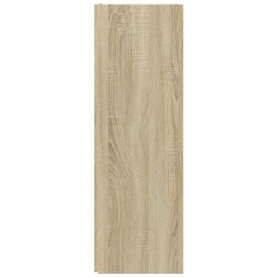 vidaXL Kampinė spintelė, sonoma ąžuolo, 33x33x100cm, apdirbta mediena