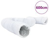 vidaXL Ortakis, aliuminis ir PVC, 6m, 10cm skersmens, izoliuotas