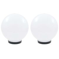 vidaXL LED lempos, rutulio formos, 2vnt., sferinės, 25cm, PMMA