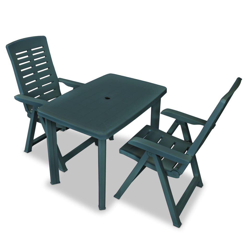 3 piece plastic bistro set