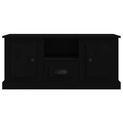vidaXL Televizoriaus spintelė, juoda, 100x35,5x45cm, apdirbta mediena