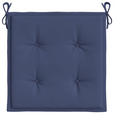 vidaXL Palečių pagalvėlės, 6vnt., mėlynos, 50x50x3cm, oksfordo audinys