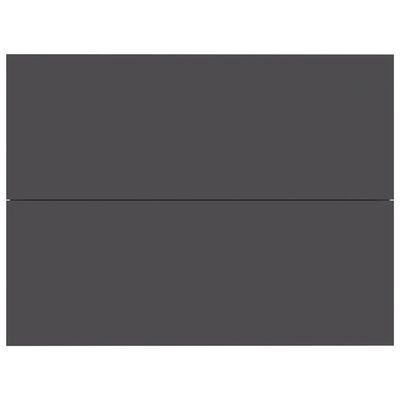 vidaXL Naktinė spintelė, pilkos spalvos, 40x30x30cm, MDP