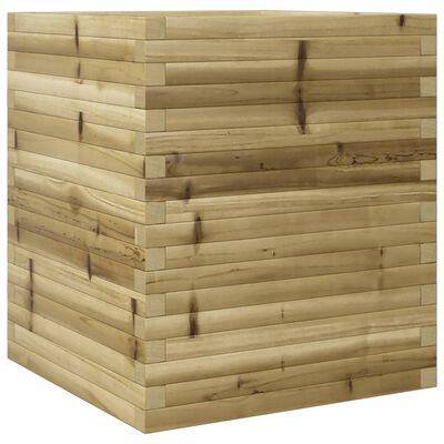 vidaXL Sodo lovelis, 60x60x68,5cm, impregnuota pušies mediena