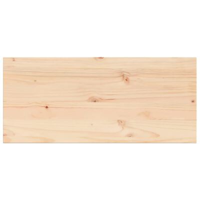 vidaXL Stalviršis, 100x50x1,7cm, pušies medienos masyvas, stačiakampis