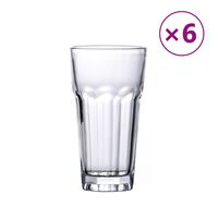 vidaXL Alaus stiklinės, 6vnt., 310 ml
