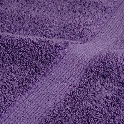 vidaXL Rankšluosčių rinkinys SOLUND, 6vnt., violetiniai, 600g/m²