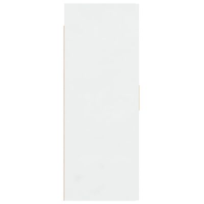 vidaXL Pakabinama sieninė spintelė, baltos spalvos, 69,5x34x90cm