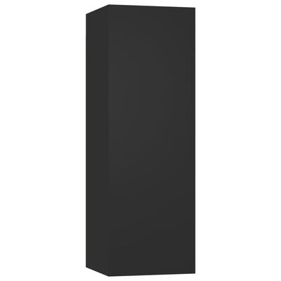 vidaXL Televizoriaus spintelė, juoda, 30,5x30x90cm, apdirbta mediena