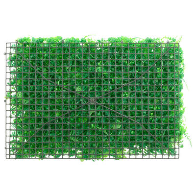  vidaXL Dirbtinių paparčio lapų tvoros, 6vnt., žalios, 40x60cm