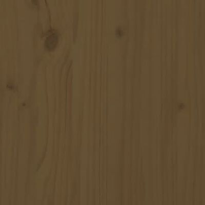 vidaXL Komoda, medaus ruda, 83x41,5x100cm, pušies medienos masyvas