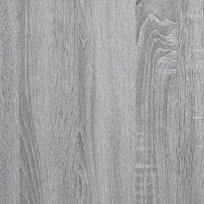vidaXL Kavos staliukas, pilkas ąžuolo, 121x121x40cm, apdirbta mediena