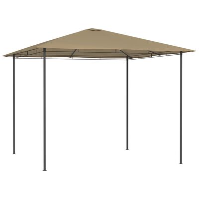 vidaXL Pavėsinė, taupe spalvos, 3x3x2,6m, 160g/m²