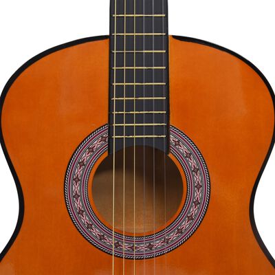 vidaXL Klasikinės gitaros rinkinys pradedantiesiems, 8 dalių, 3/4 36"