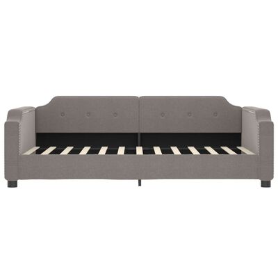 vidaXL Sofa, taupe spalvos, 100x200cm, audinys