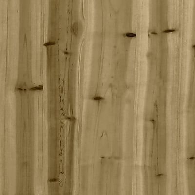 vidaXL Sodo lovelis, 70x40x72cm, impregnuota pušies mediena
