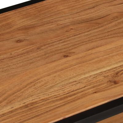 vidaXL Kavos staliukas, 90x45x35cm, akacijos medienos masyvas