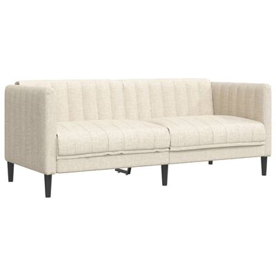 vidaXL Dvivietė sofa, linas