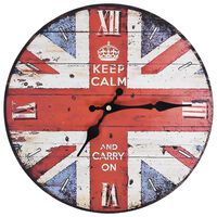 vidaXL Sieninis laikrodis, 30cm, vintažinio stiliaus, JK dizaino