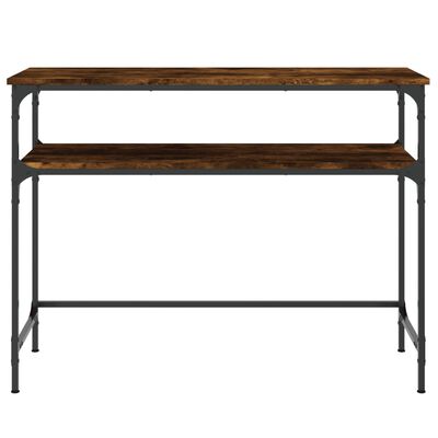 vidaXL Konsolinis staliukas, dūminio ąžuolo, 100x35,5x75cm, mediena