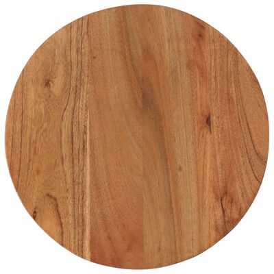 vidaXL Kavos staliukas, 35x35x30cm, akacijos medienos masyvas/geležis