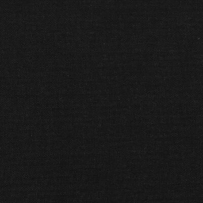 vidaXL Galvūgalis su auselėmis, juodas, 93x23x118/128cm, audinys