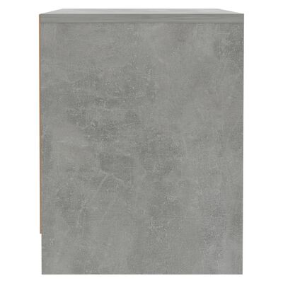 vidaXL Naktinės spintelės, 2vnt., betono pilkos, 45x34x44,5cm, MDP
