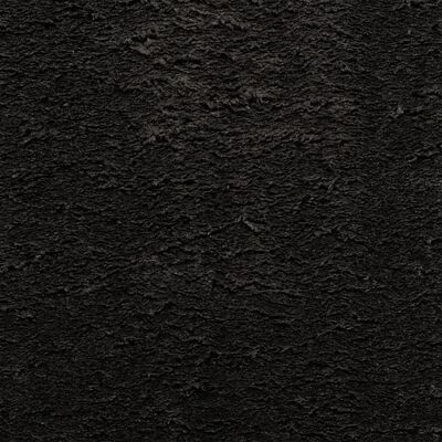 vidaXL Kilimas HUARTE, juodas, 120x170cm, trumpi šereliai