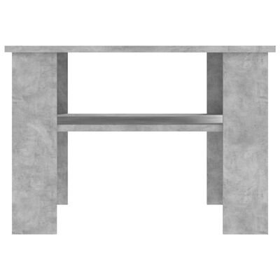vidaXL Kavos staliukas, betono pilkas, 60x60x42cm, apdirbta mediena