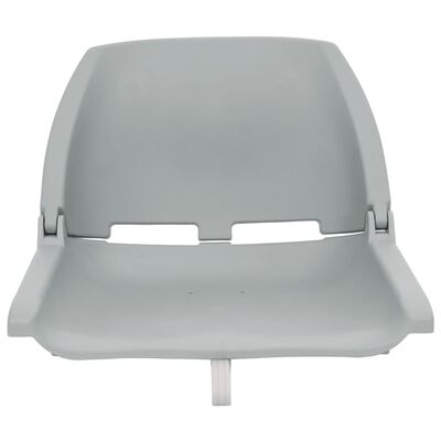 vidaXL Sulankstomos valties sėdynės rinkinys, 2 dalių, pilkos spalvos