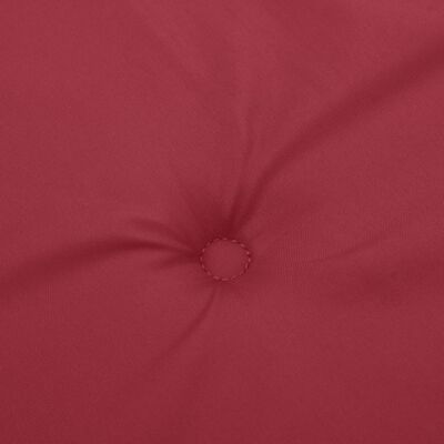 vidaXL Sodo suoliuko pagalvėlė, vyno raudona, 180x50x3cm, audinys