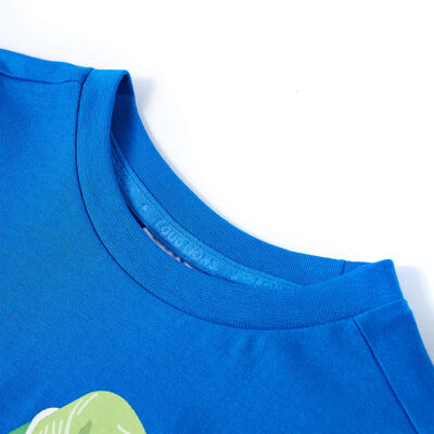 Vaikiški marškinėliai, ryškiai mėlynos spalvos, 116 dydžio