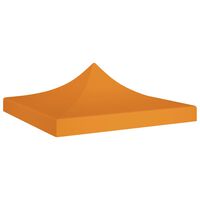 vidaXL Proginės palapinės stogas, oranžinės spalvos, 2x2m, 270 g/m²