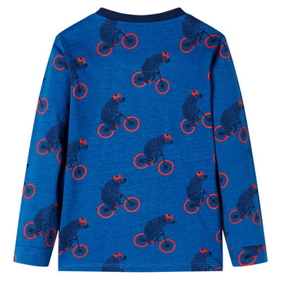 Vaikiška pižama ilgomis rankovėmis, benzino spalvos, 116 dydžio