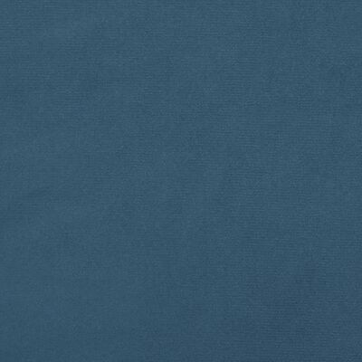 vidaXL Galvūgalis, tamsiai mėlynos spalvos, 100x7x78/88 cm, aksomas