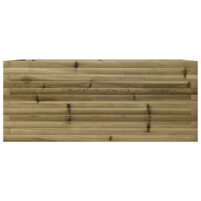 vidaXL Sodo lovelis, 110x60x45,5cm, impregnuota pušies mediena