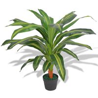 vidaXL Dirbtinė Dracena su vazonu, 90 cm, žalia