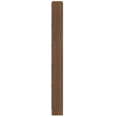 vidaXL Spintelė batams, ruda ąžuolo, 59x17x169cm, apdirbta mediena