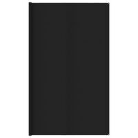 vidaXL Palapinės kilimėlis, juodos spalvos, 400x800cm, HDPE