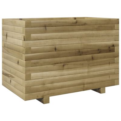 vidaXL Sodo lovelis, 70x40x49,5cm, impregnuota pušies mediena