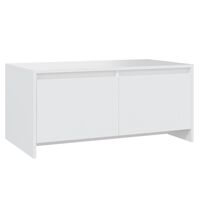 vidaXL Kavos staliukas, baltos spalvos, 90x50x41,5cm, apdirbta mediena
