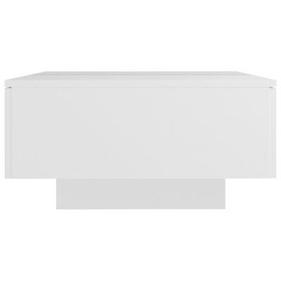 vidaXL Kavos staliukas, baltos spalvos, 90x60x31cm, MDP
