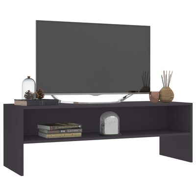 vidaXL Televizoriaus spintelė, pilka, 120x40x40cm, apdirbta mediena
