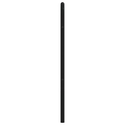 vidaXL Metalinis galvūgalis, juodos spalvos, 75cm