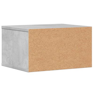 vidaXL Spausdintuvo stovas, betono, 40x32x22,5cm, apdirbta mediena