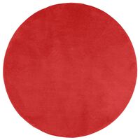 vidaXL Kilimas OVIEDO, raudonos spalvos, 160cm, trumpi šereliai