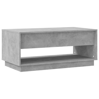 vidaXL Kavos staliukas, betono, 102,5x55x44cm, apdirbta mediena