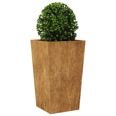 vidaXL Sodo loveliai, 2vnt., 45x45x75cm, corten plienas